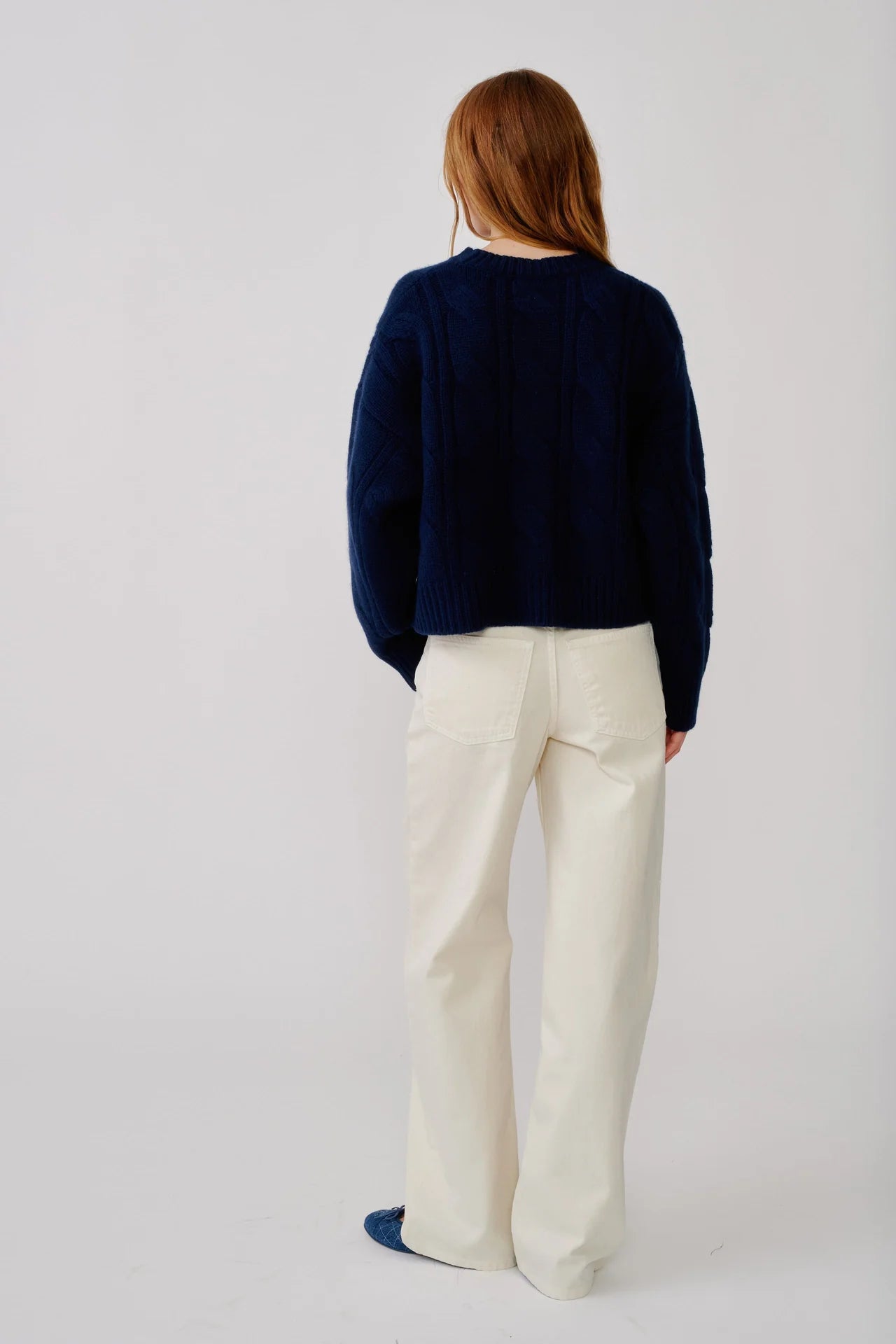 Sablyn Tristan Cashmere Crewneck | Midnight Navy