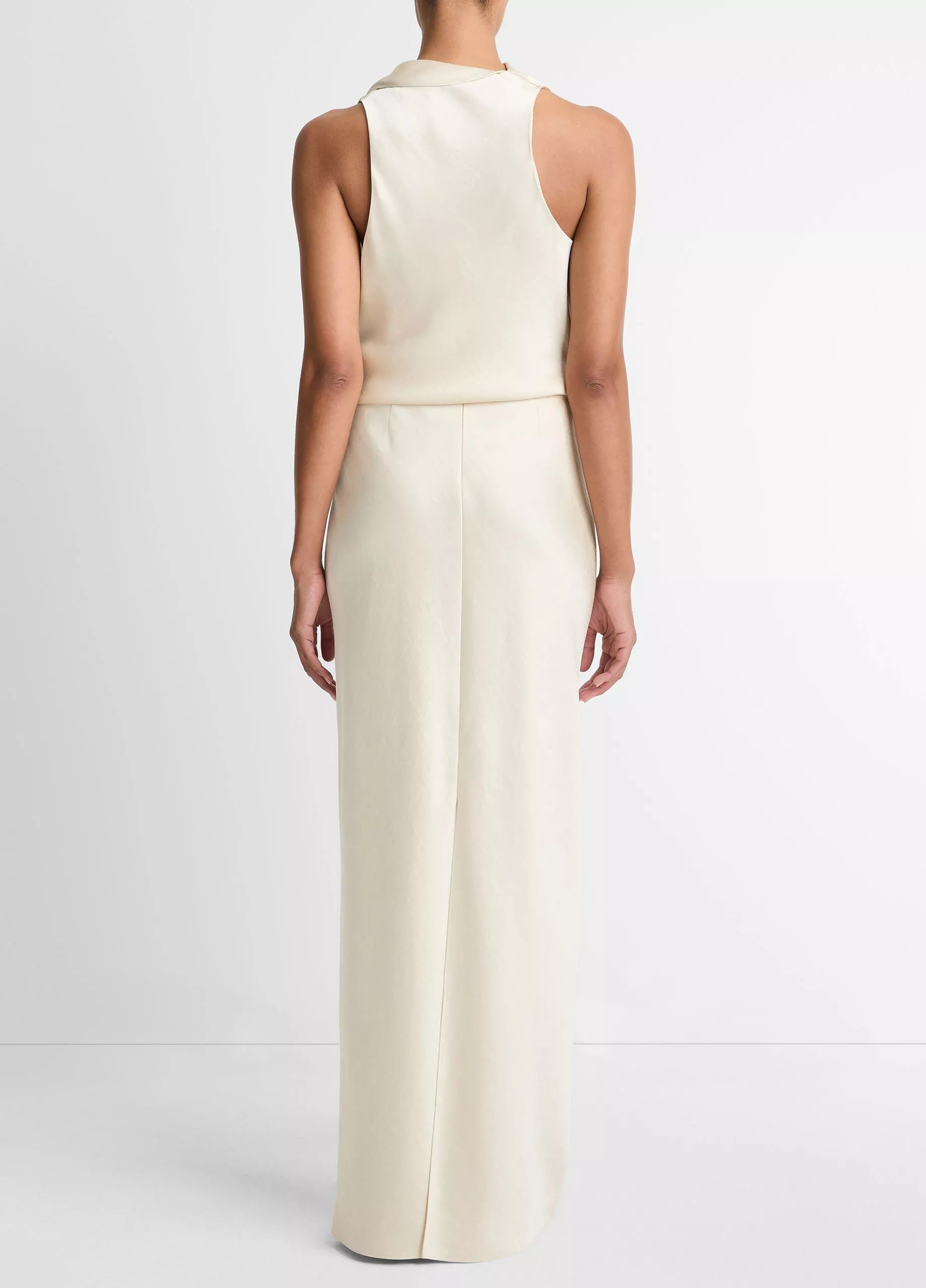 Vince satin Bias Column Skirt -Bona