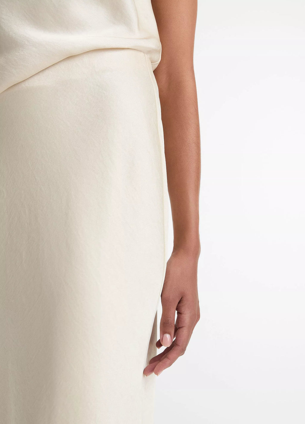 Vince satin Bias Column Skirt -Bona