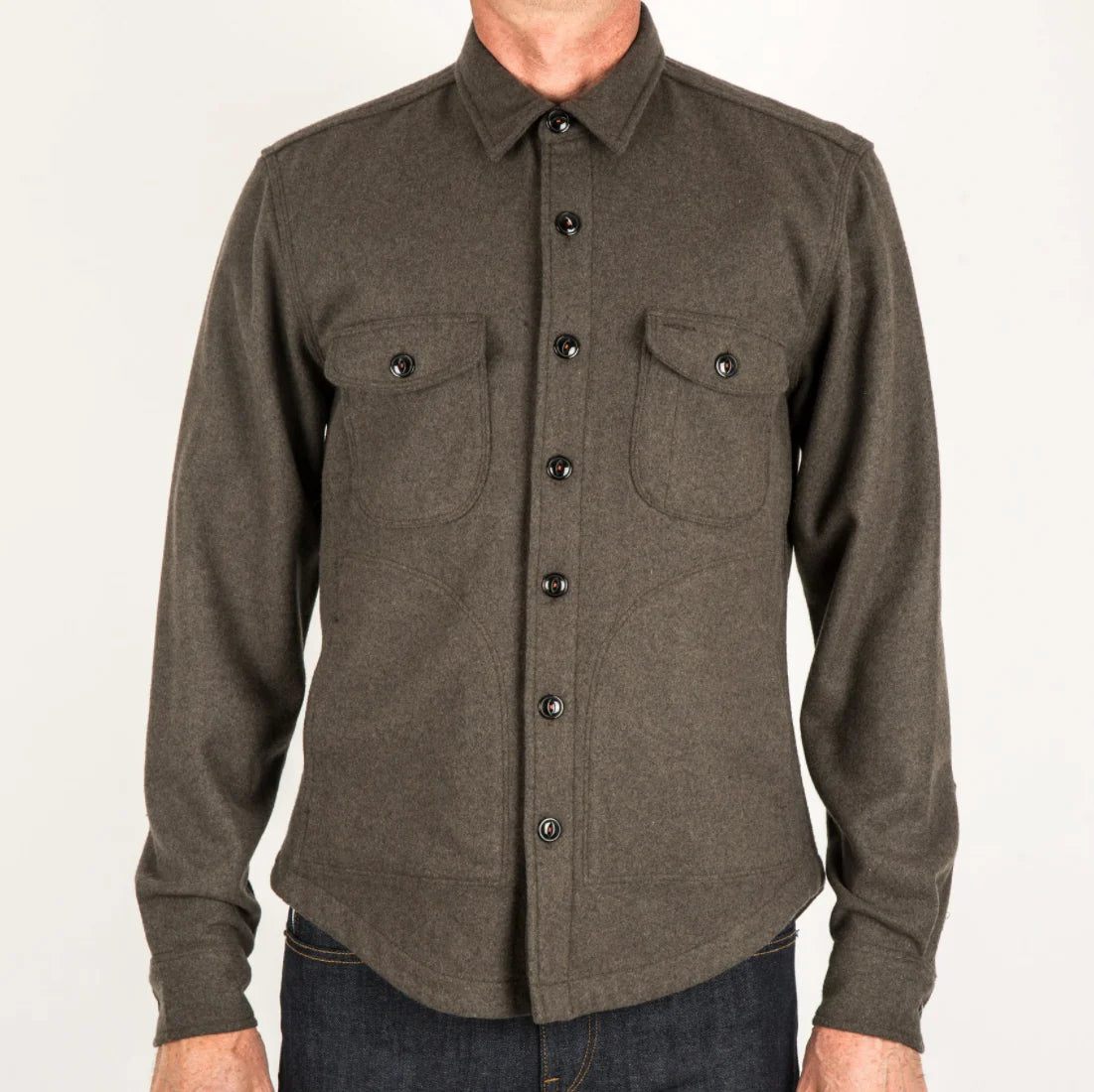 Hiroshi Kato The Anvil Shirt Jacket  - Dark Green