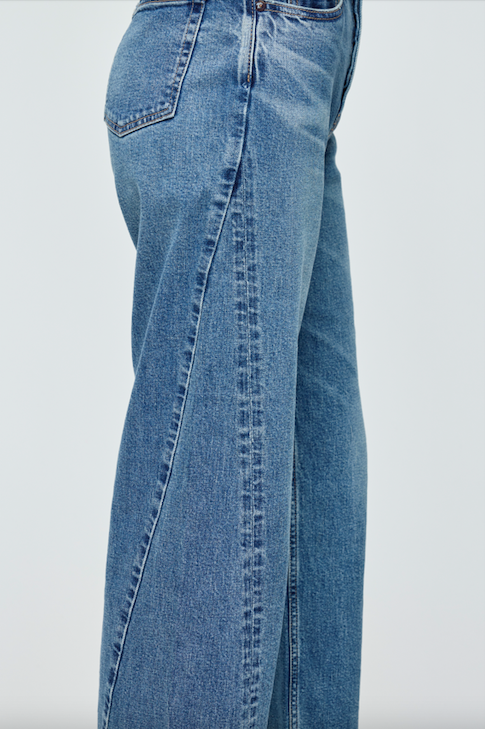 Moussy Salisbury Wide Pant  - Blue