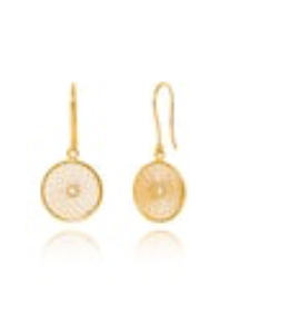 Pippa Smalls 18kt Together Forever Single Disc Earrings