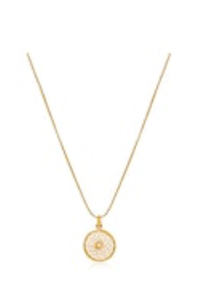 Pippa Smalls 18kt Together Forever Disk Pendant on Cord