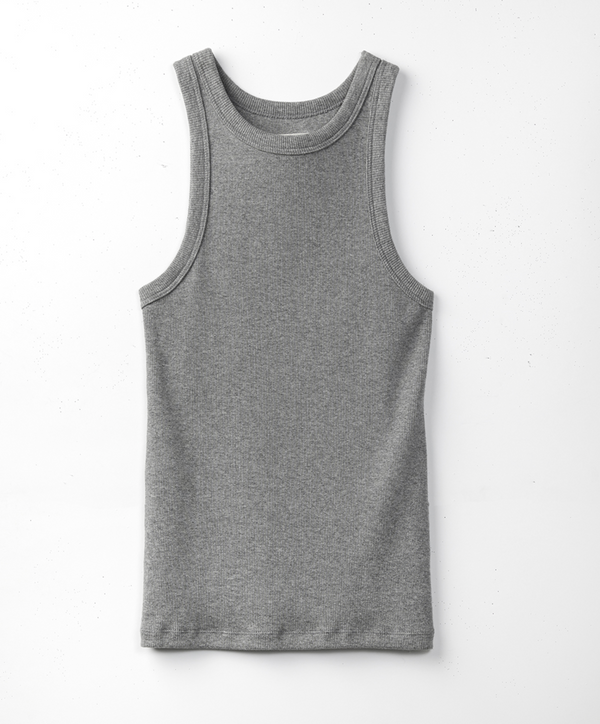 Outerknown Sojourn Ribbed Tank  - Heather Grey