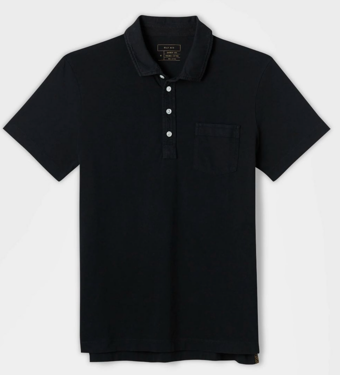 Billy Reid Pensacola Polo- Black