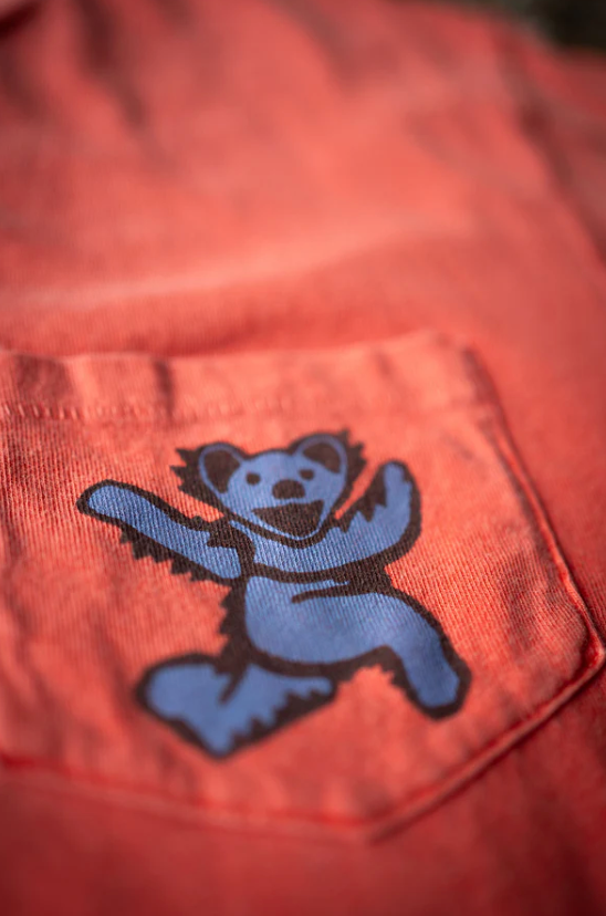 MadeWorn Grateful Dead Pocket Tee in Cherry