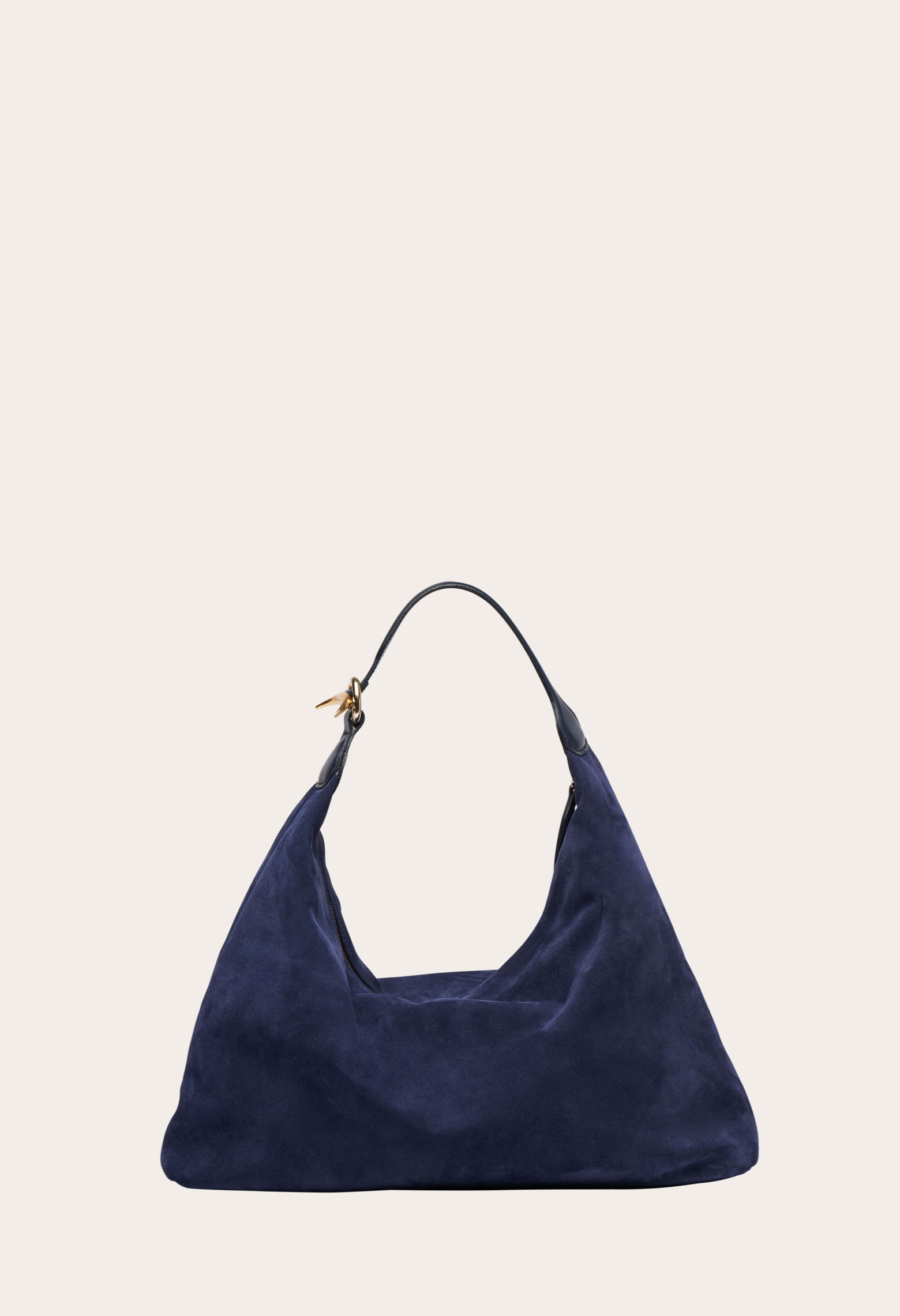 Little Liffner Pillow Shoulder Bag  - Suede  - Navy