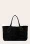 Little Liffner Mega Sprout Tote - Black Suede