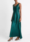 Vince V-Neck Maxi Slip Dress - Jade