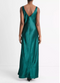 Vince V-Neck Maxi Slip Dress - Jade