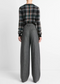 Vince Italian Microcheck High-Rise Trouser