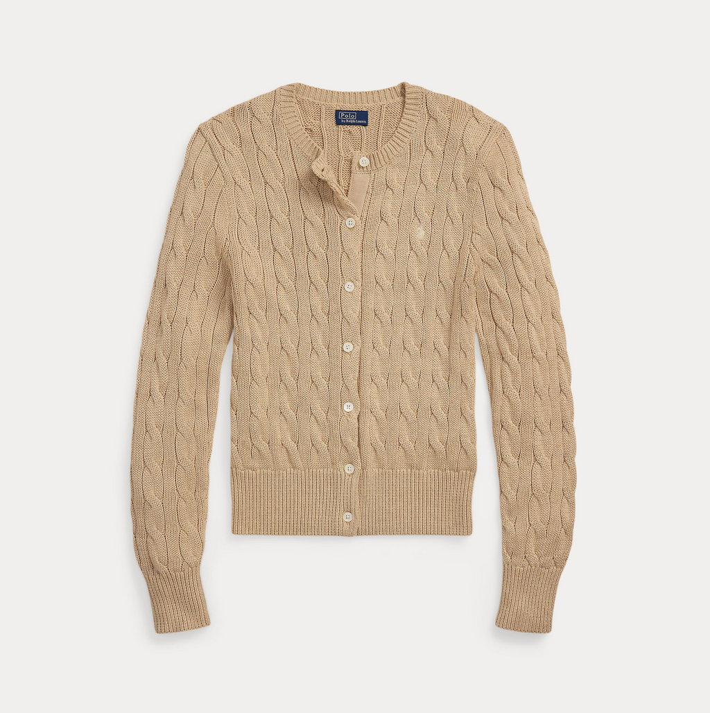 Polo Ralph Lauren Cardigan - Light Saddle Heather