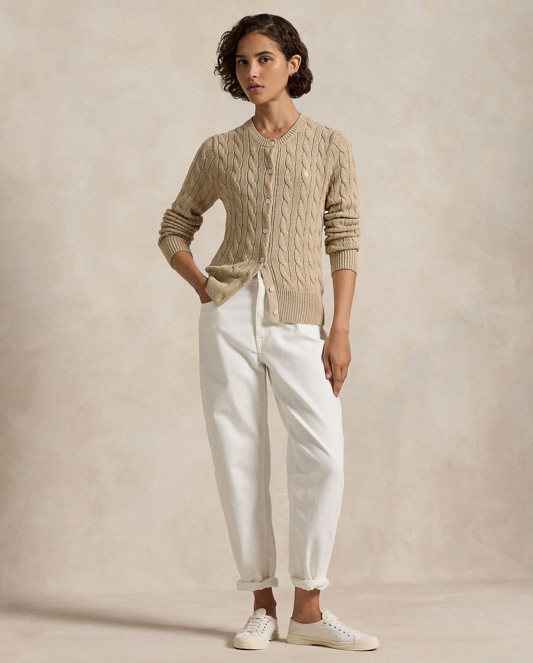 Polo Ralph Lauren Cardigan - Light Saddle Heather