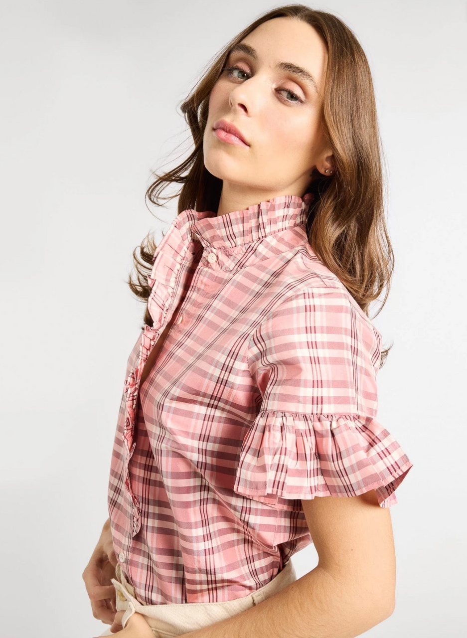 Mille Vanessa Top - Sugarplum Plaid