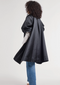 Mille Josephine Coat - Black Satin