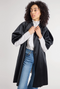 Mille Josephine Coat - Black Satin