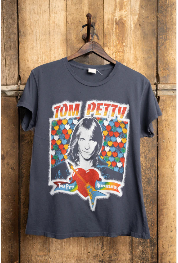 MadeWorn Tom Petty 1979 Tee in Vintage Navy