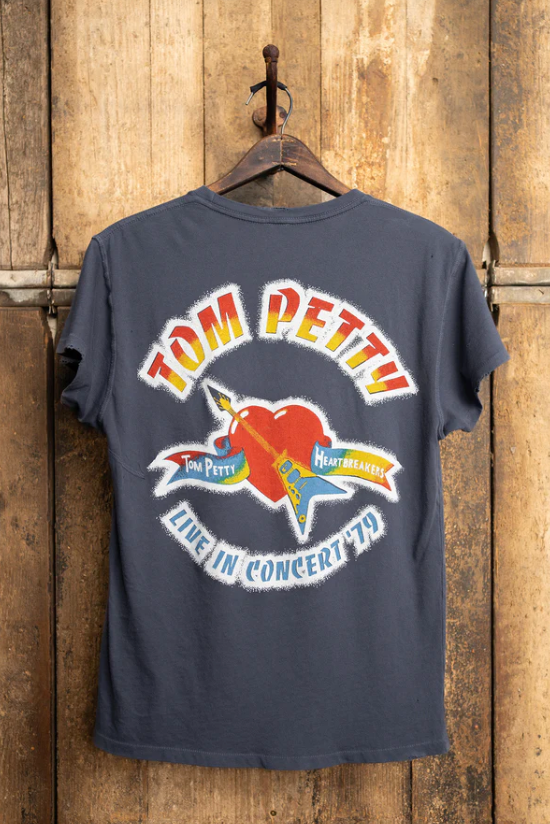 MadeWorn Tom Petty 1979 Tee in Vintage Navy