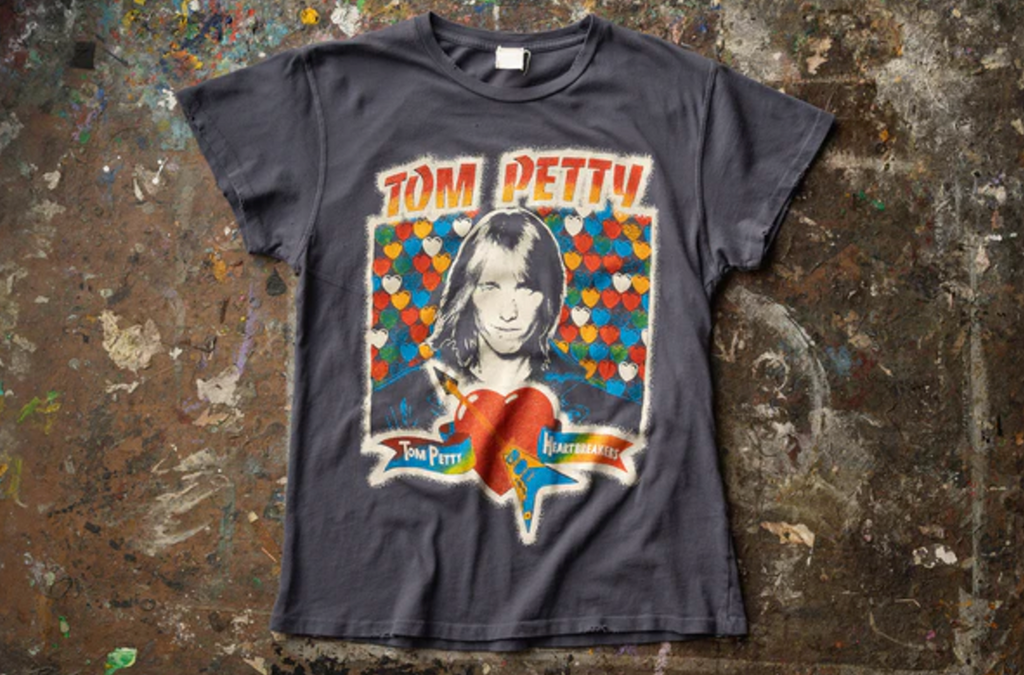 MadeWorn Tom Petty 1979 Tee in Vintage Navy