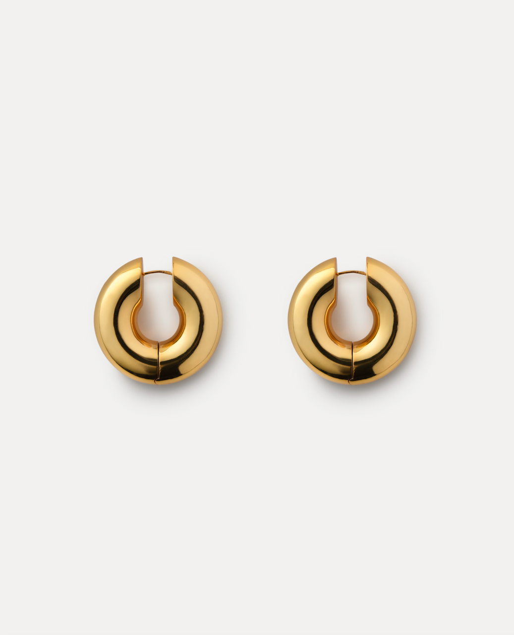 éliou Jumbo Devon Hoops - Gold Plated