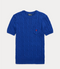 Polo Ralph Lauren Cable-Knit Cotton Short-Sleeve Sweater - Blue Saturn