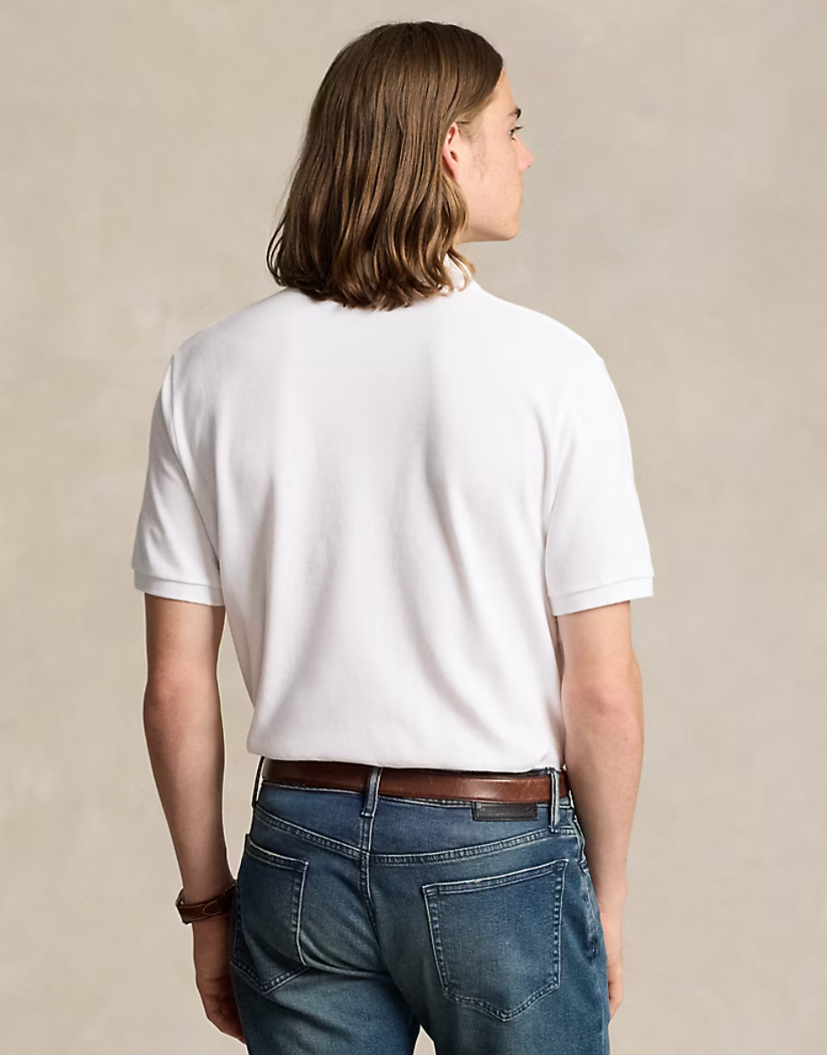 Polo Ralph Lauren Mesh Polo Shirt - White