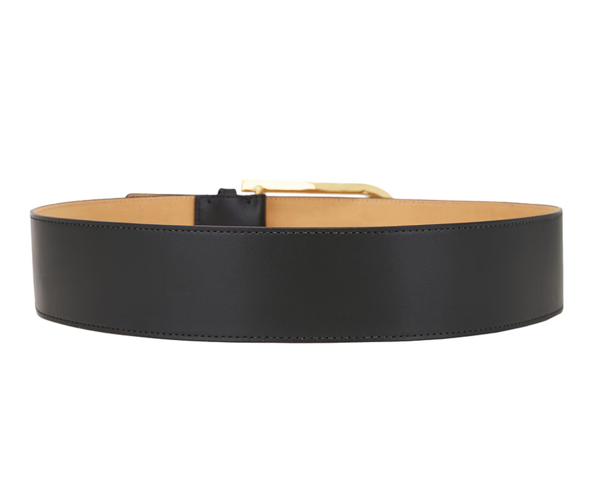 Polo Ralph Lauren Smooth Vachetta Belt in 50mm - Black