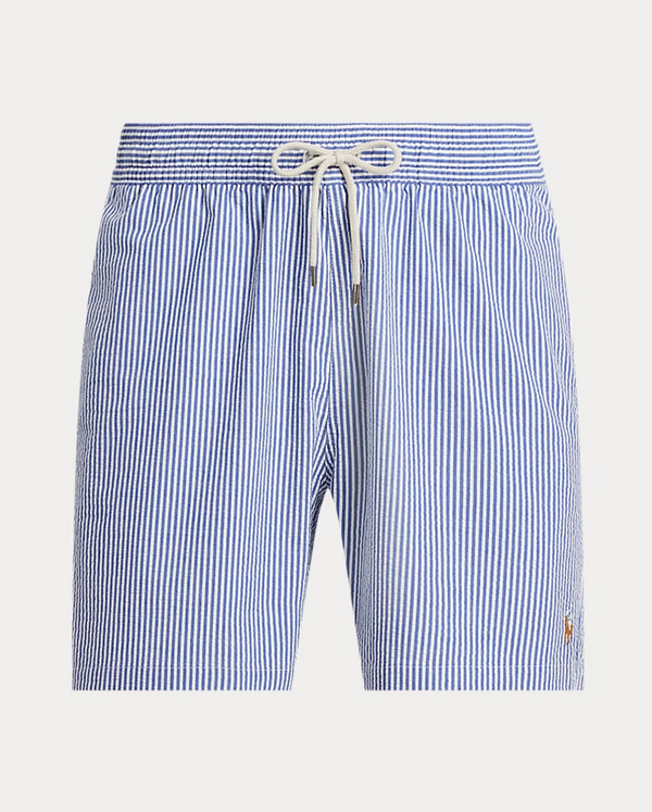 Polo Ralph Lauren 5.75-Inch Traveler Classic Swim Trunk  - Blue