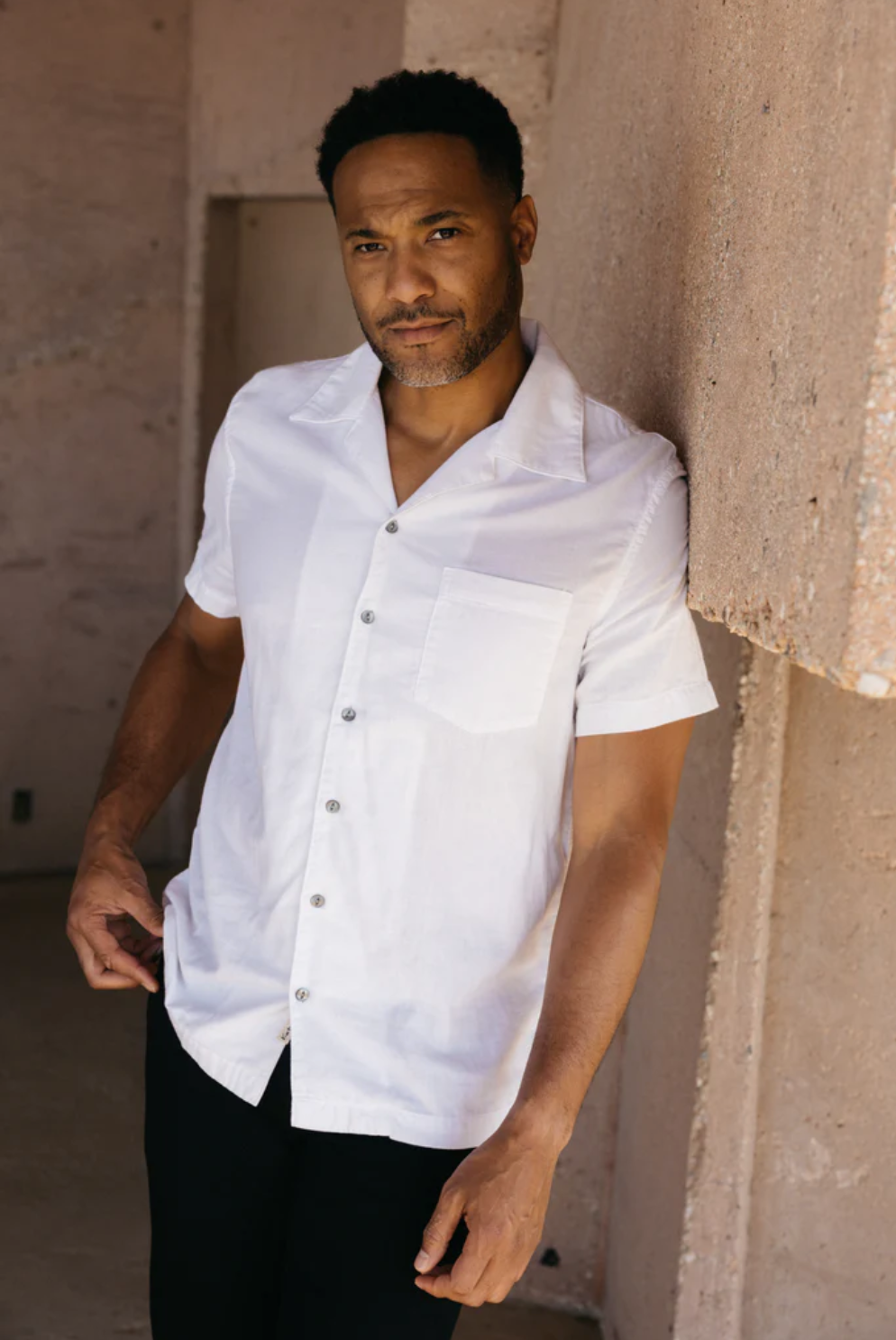 Hiroshi Kato The Wrench Double Gauze Organic Cotton Shirt - White