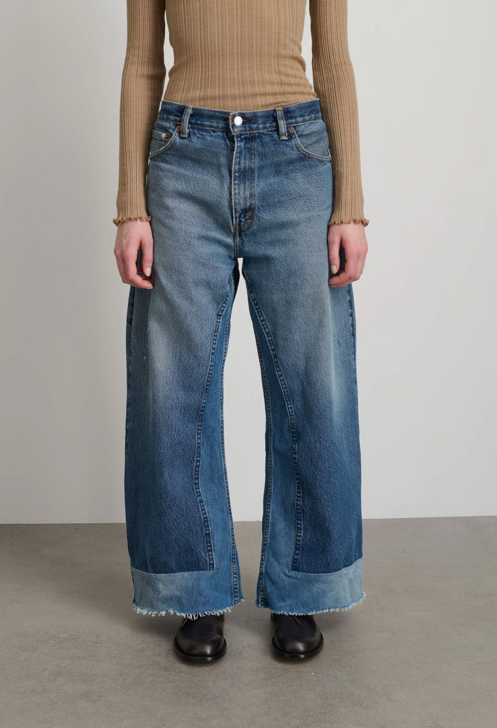 B Sides Reworked Vintage Culotte Vintage Indigo