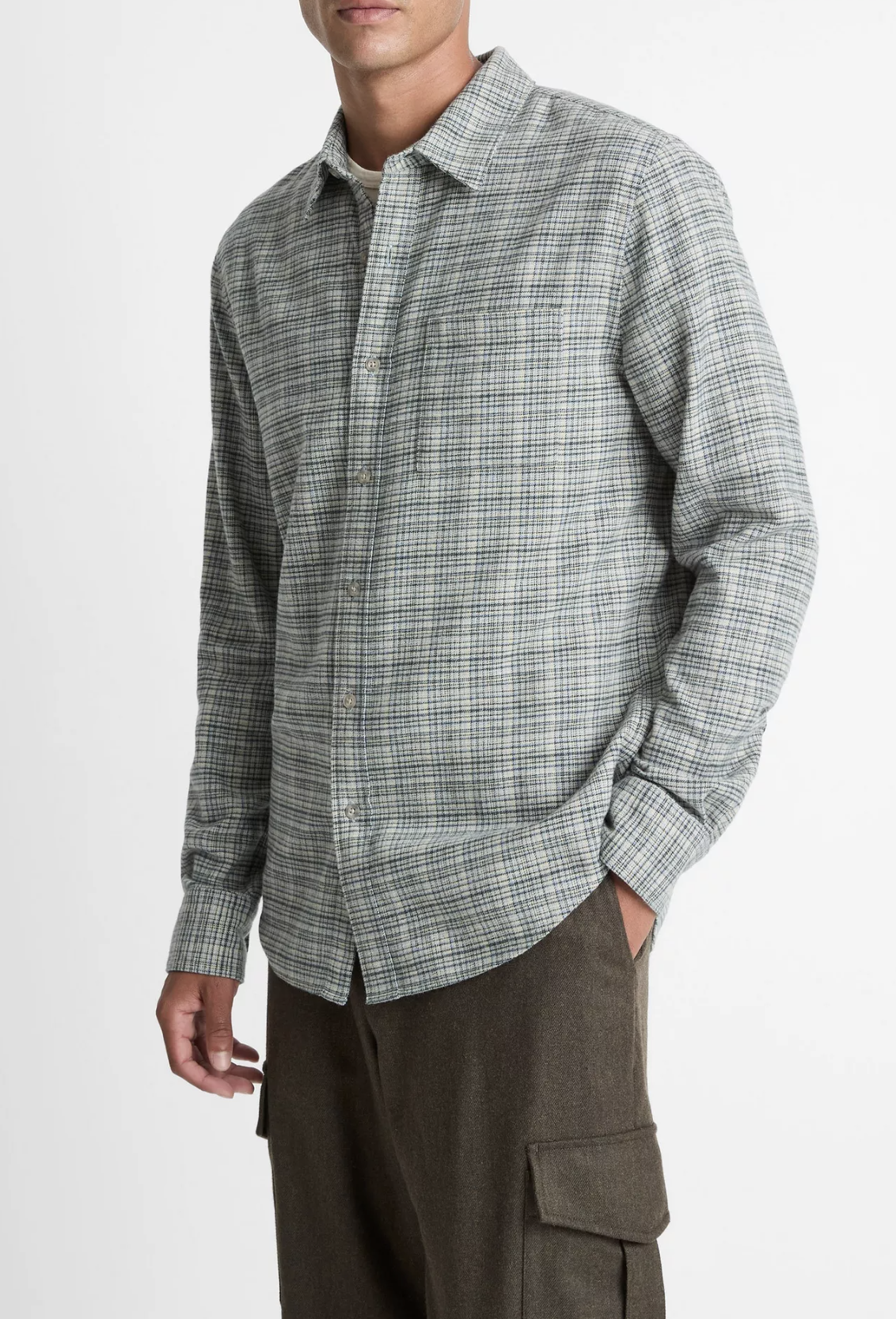Vince Highclere Plaid Shirt