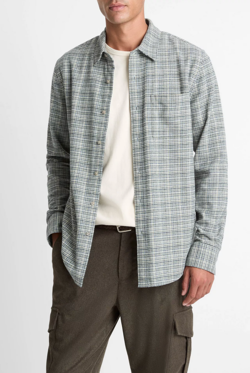 Vince Highclere Plaid Shirt
