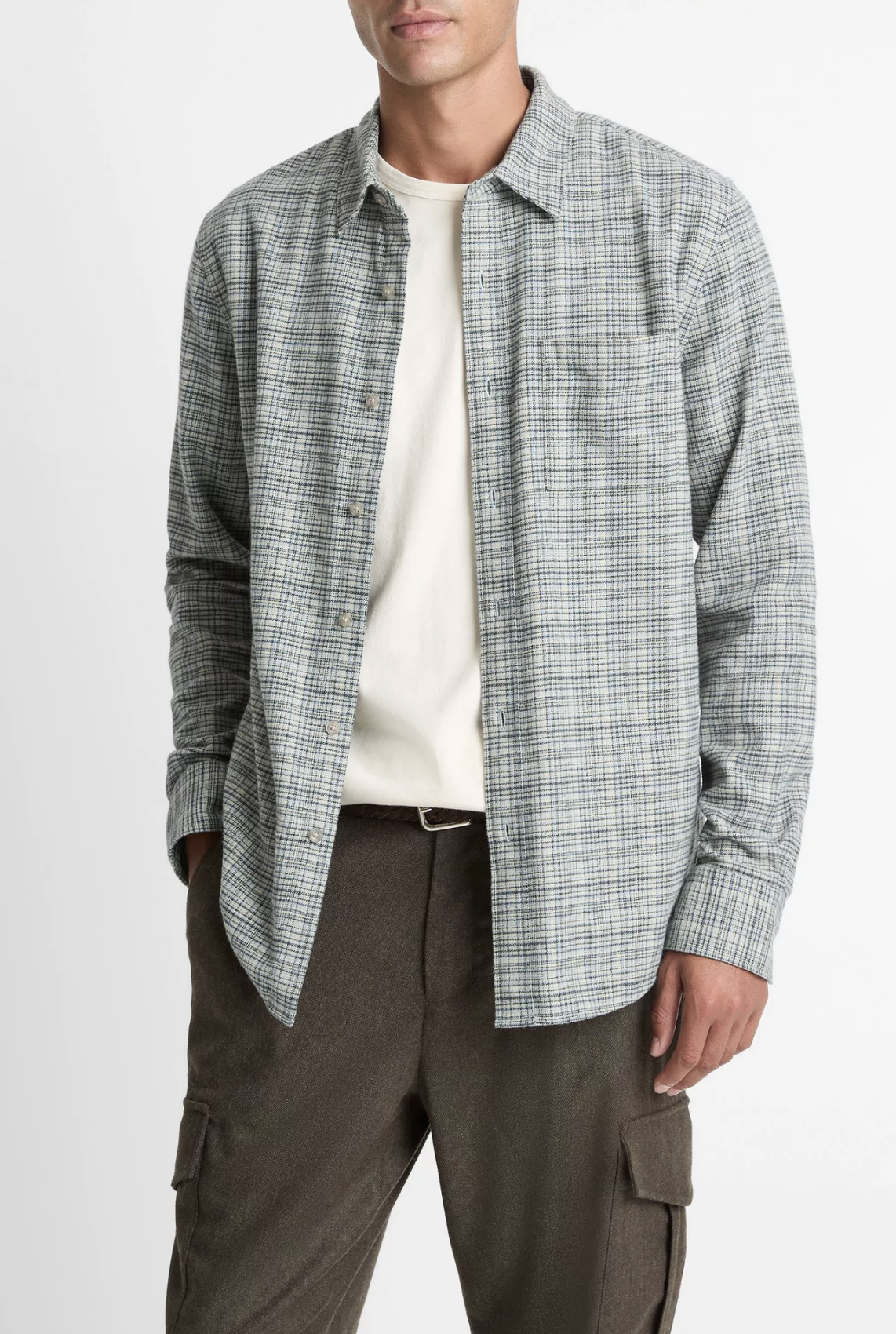 Vince Highclere Plaid Shirt