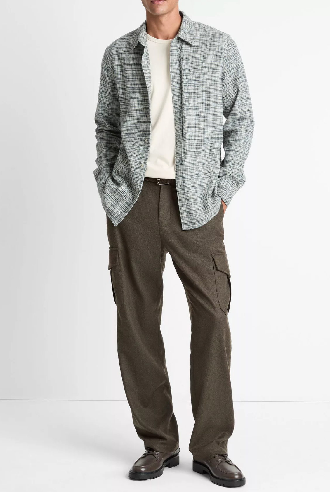 Vince Highclere Plaid Shirt