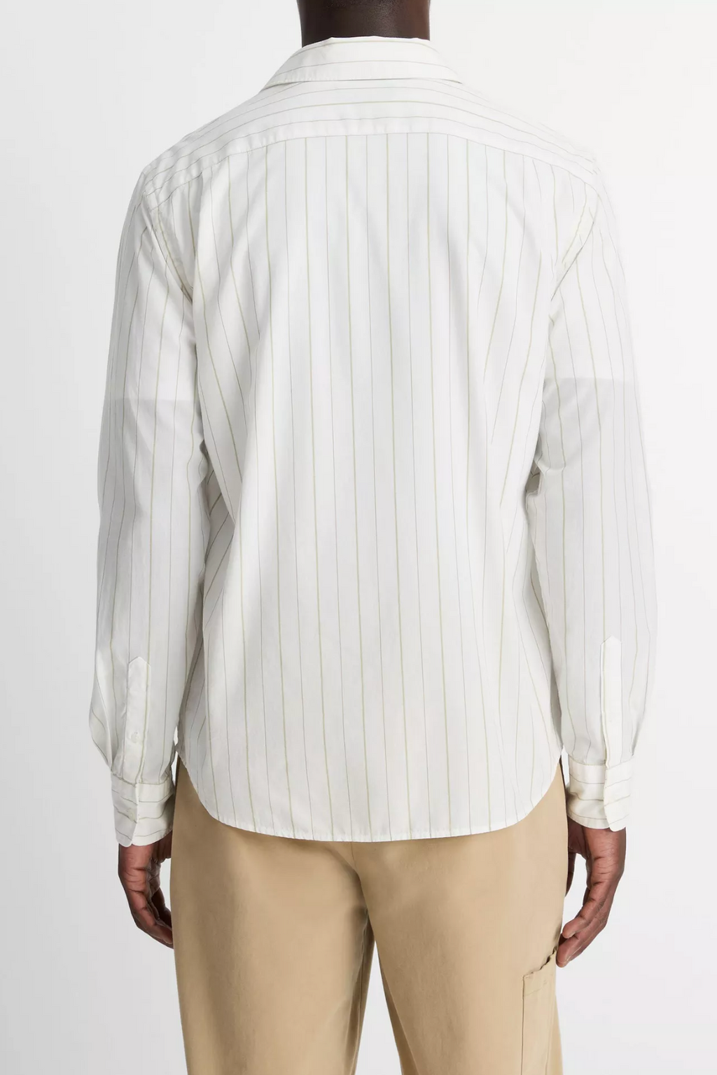 Vince Chatsworth Stripe Cotton Oxford Shirt