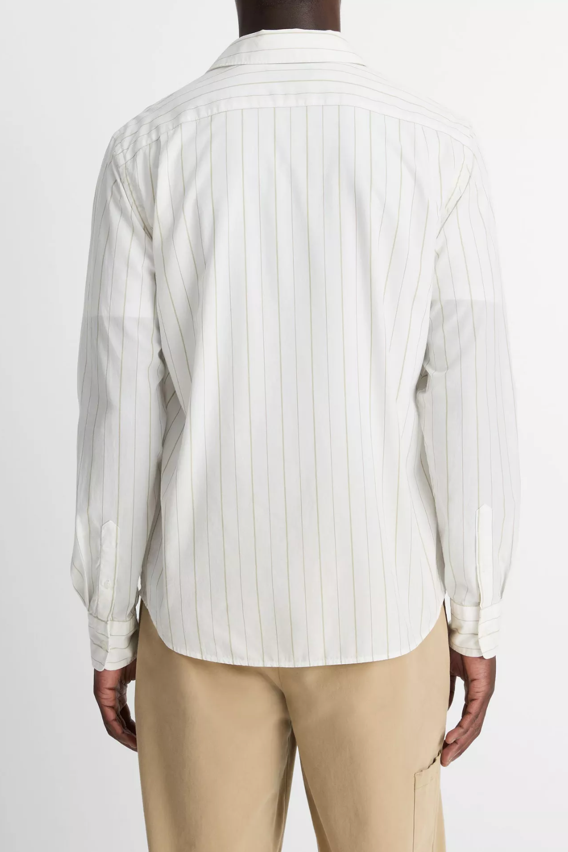 Vince Chatsworth Stripe Cotton Oxford Shirt