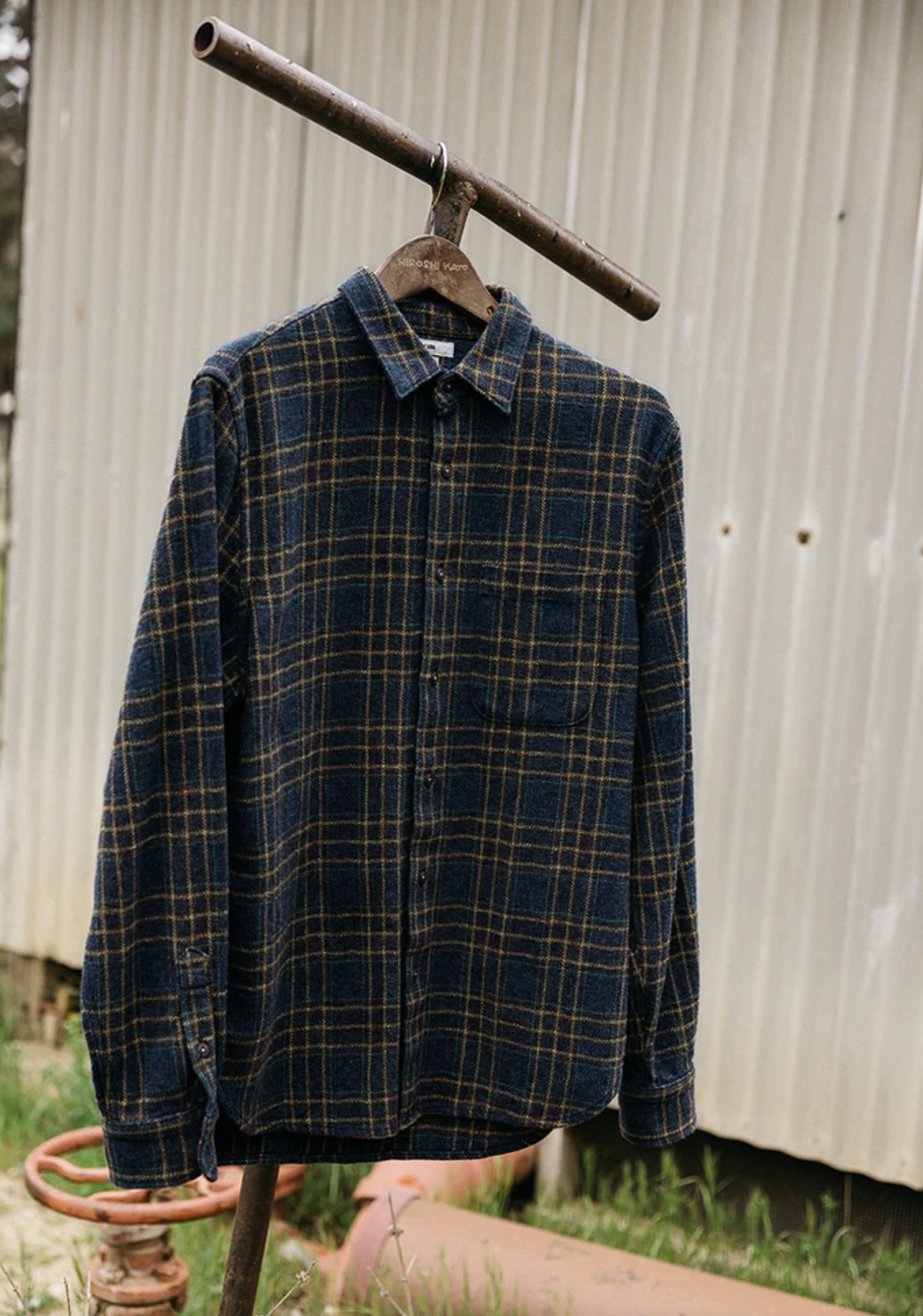 Hiroshi Kato The Ripper Triple Twisted Plaid - Lake