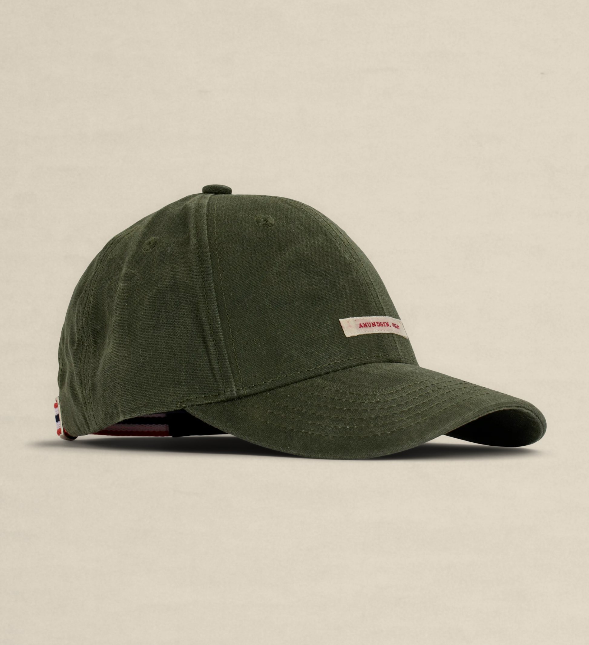 Amundsen Waxed Cotton Cap- Olive