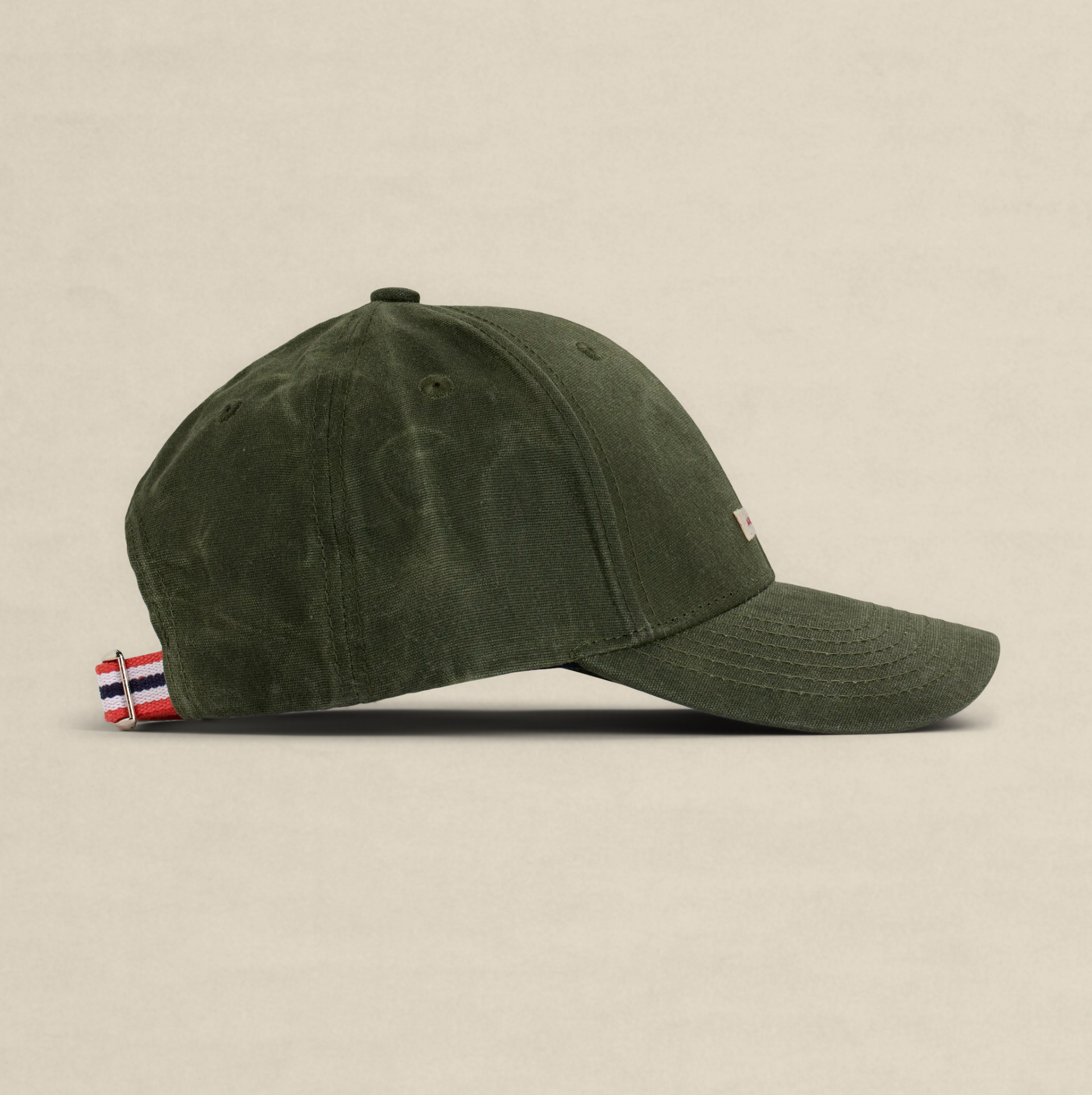 Amundsen Waxed Cotton Cap- Olive