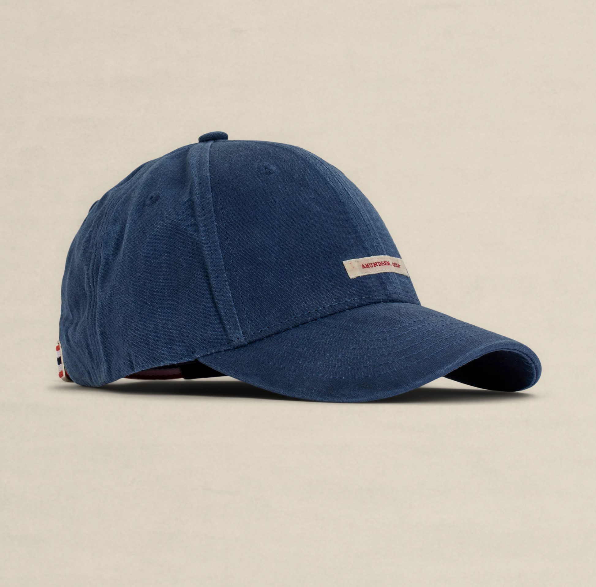 Amundsen Waxed Cotton Cap- Faded Navy