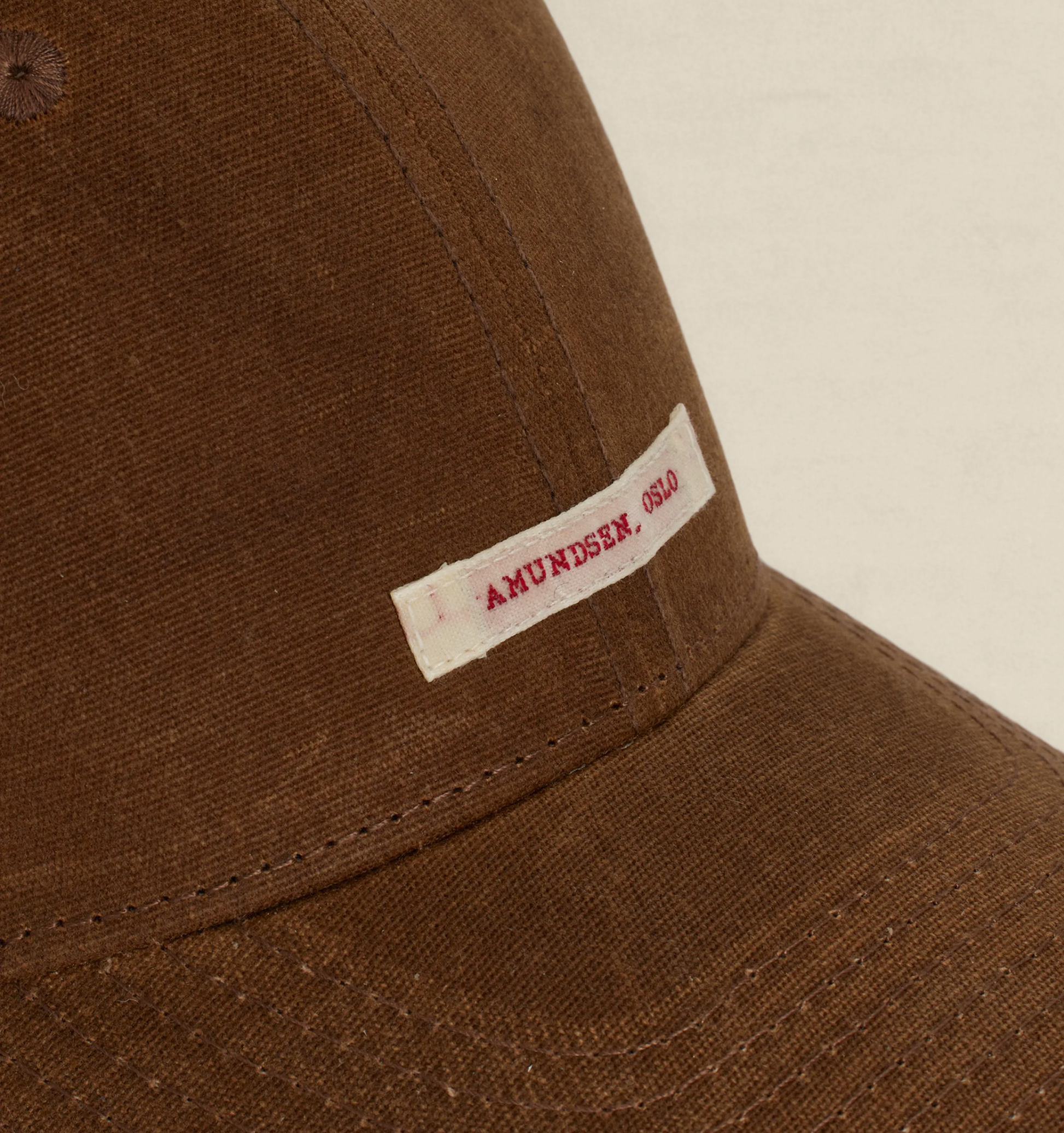 Amundsen Waxed Cotton Cap- Tan