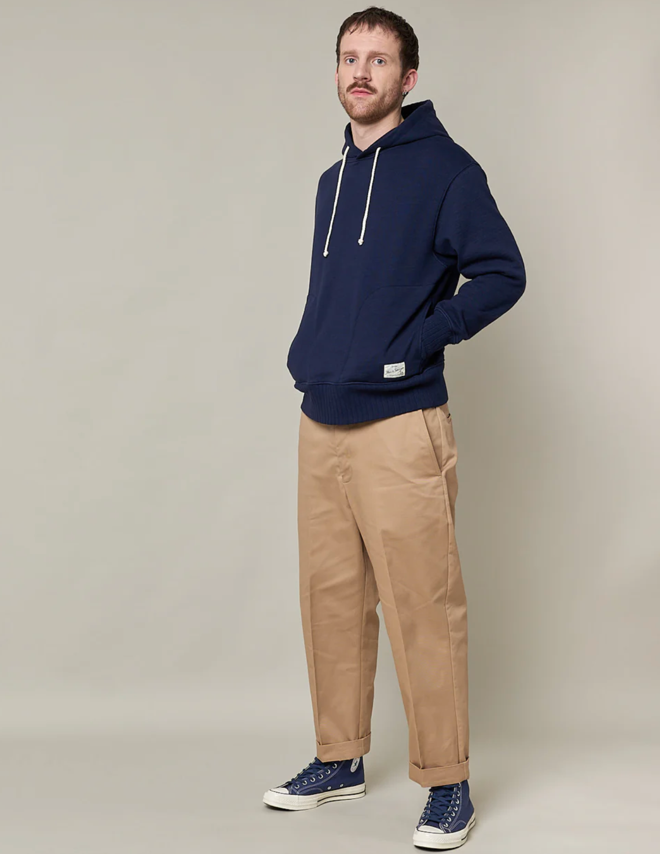 Merz b. Schwannen Heavyweight Rugged Fleece Hoodie