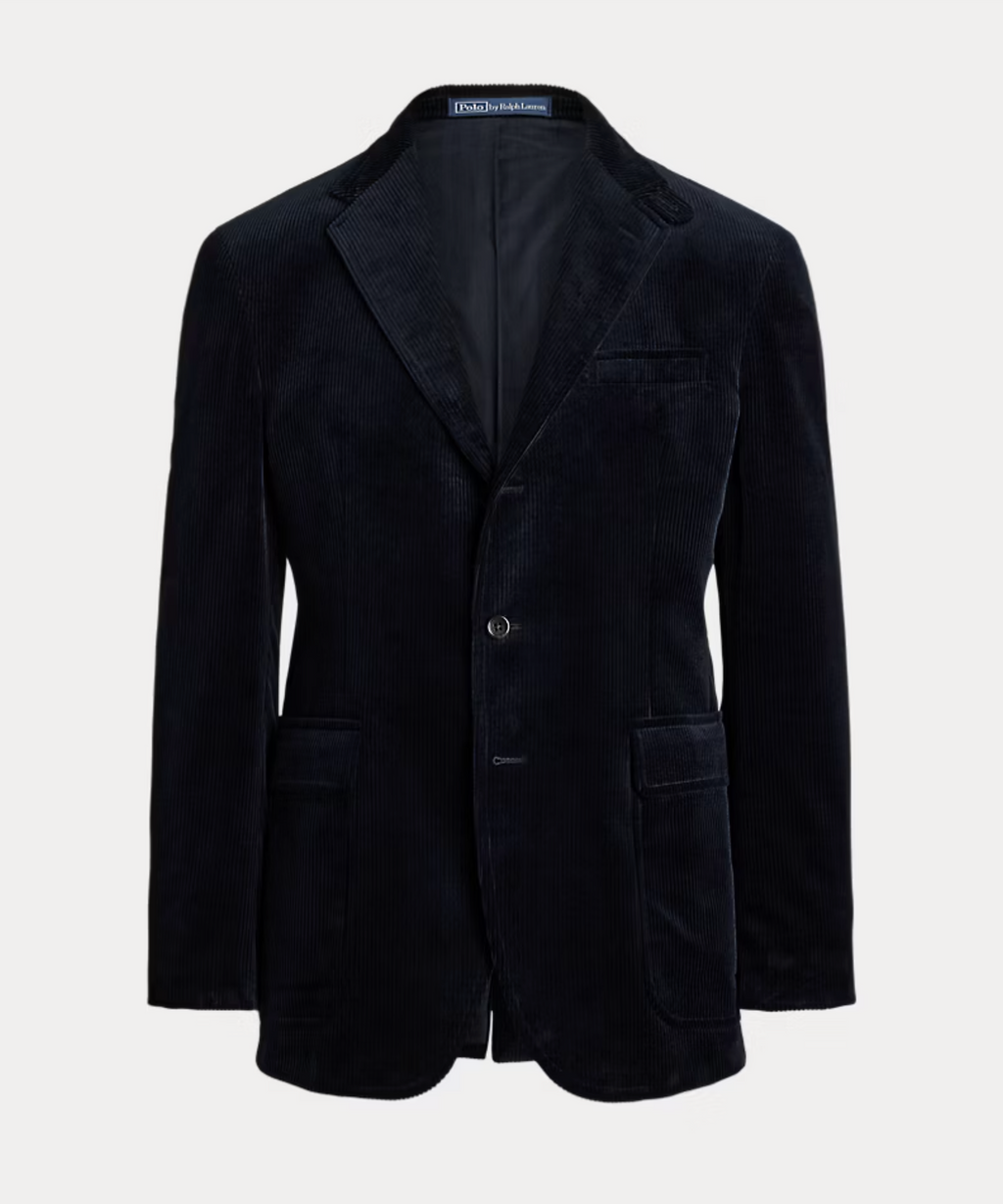 Polo Ralph Lauren Tailored Fit Corduroy Suit Jacket - Fall Navy