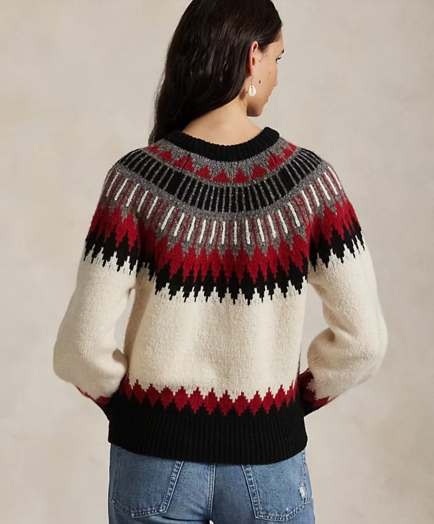 Polo Ralph Lauren Fair Isle Wool-Cashmere Sweater