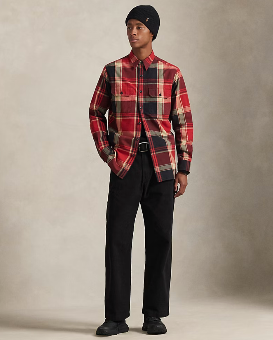 Polo Ralph Lauren Classic Fit Plaid Oxford Workshirt