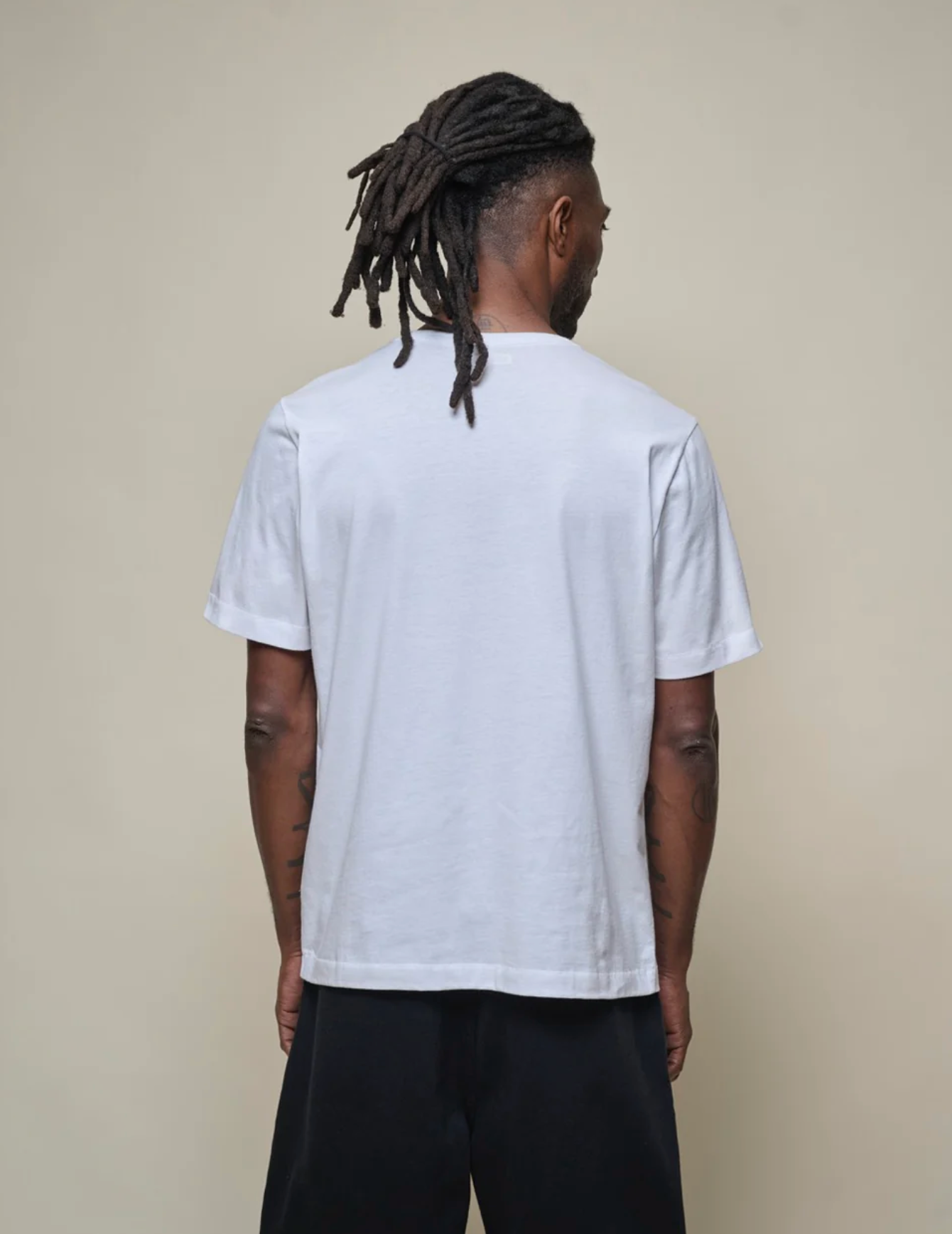 Merz b. Schwanen Soft Cotton pima Cotton T-Shirt- White