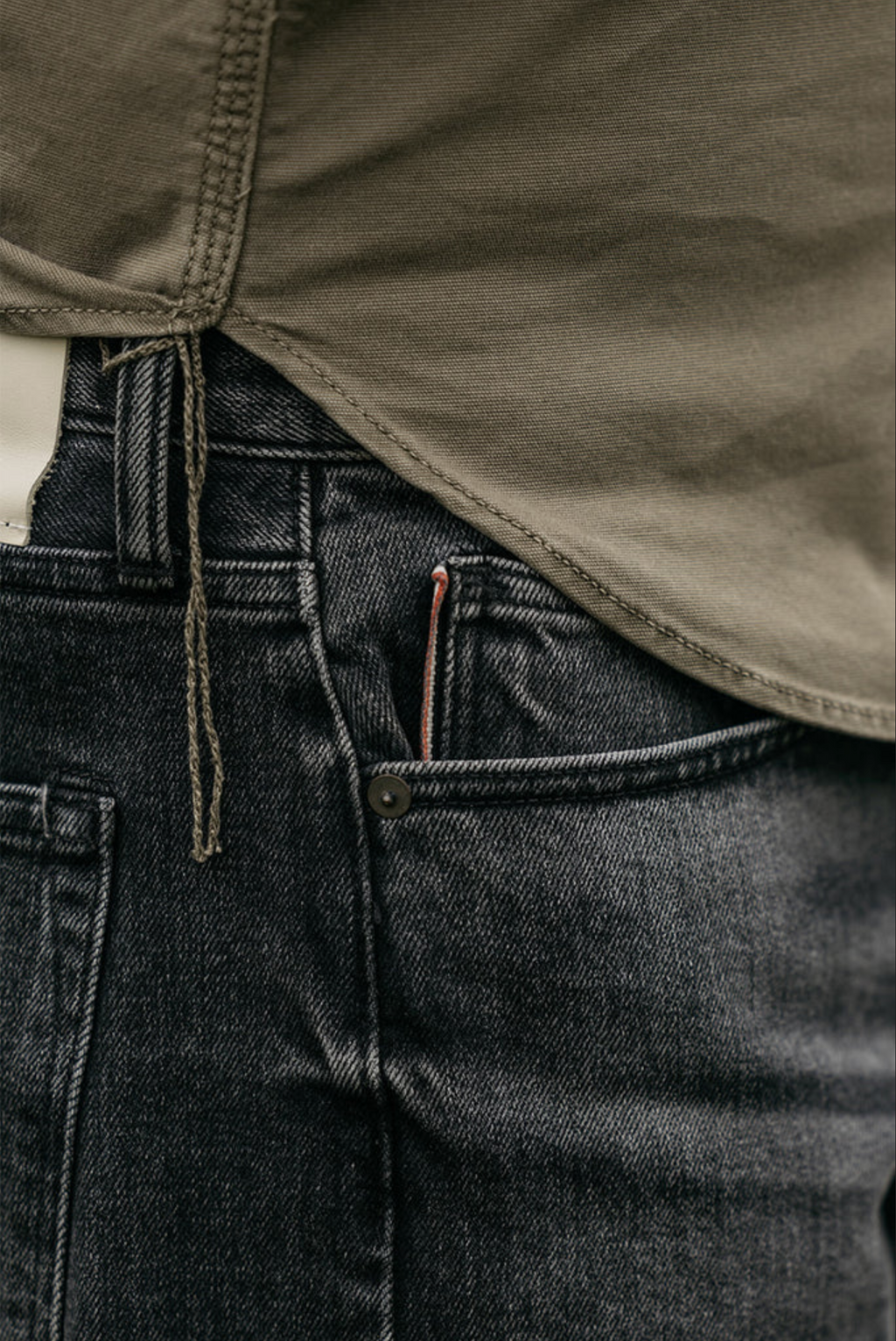 Hiroshi Kato The Brace Vintage Back Sateen - Sage Smoke