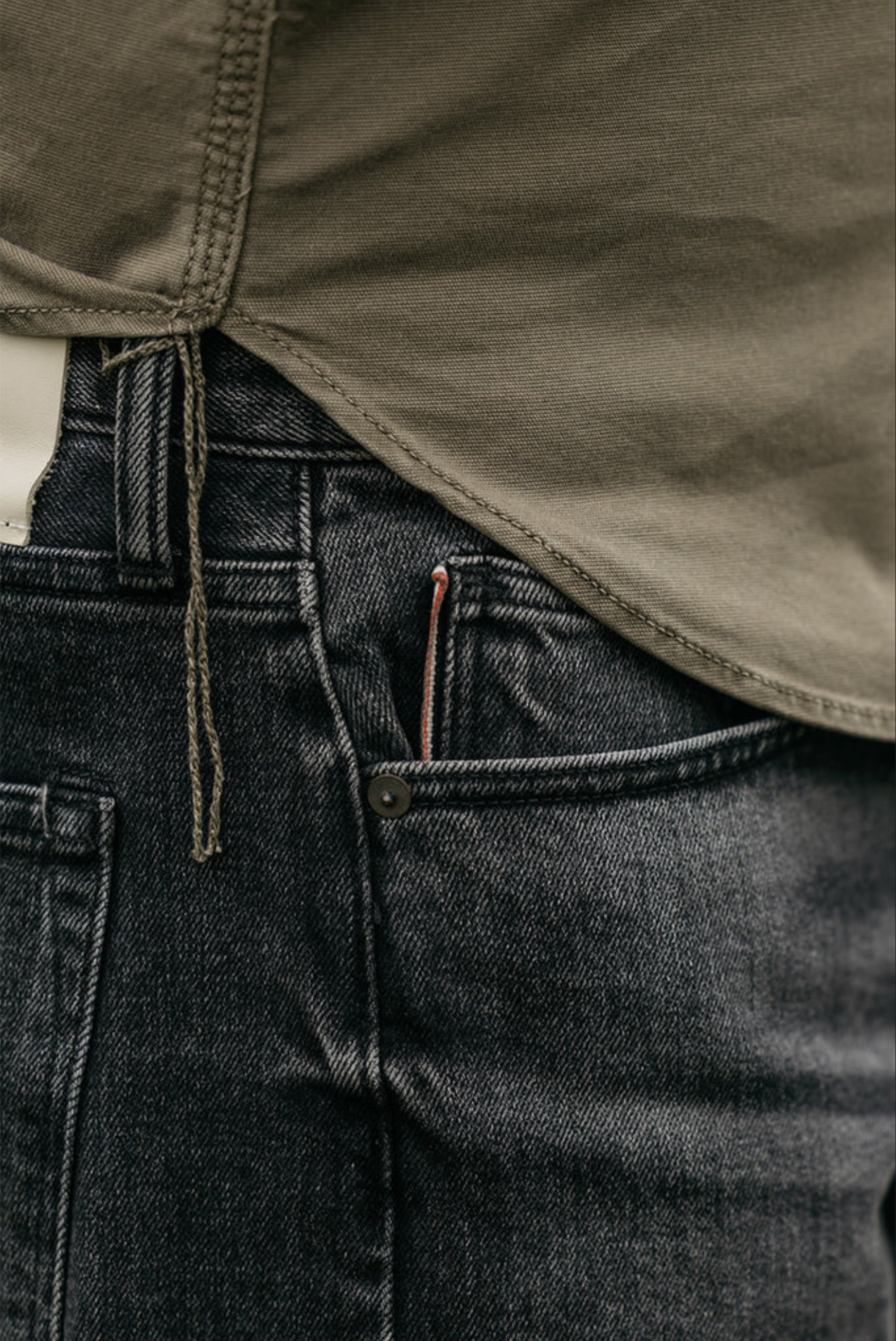 Hiroshi Kato The Brace Vintage Back Sateen - Sage Smoke