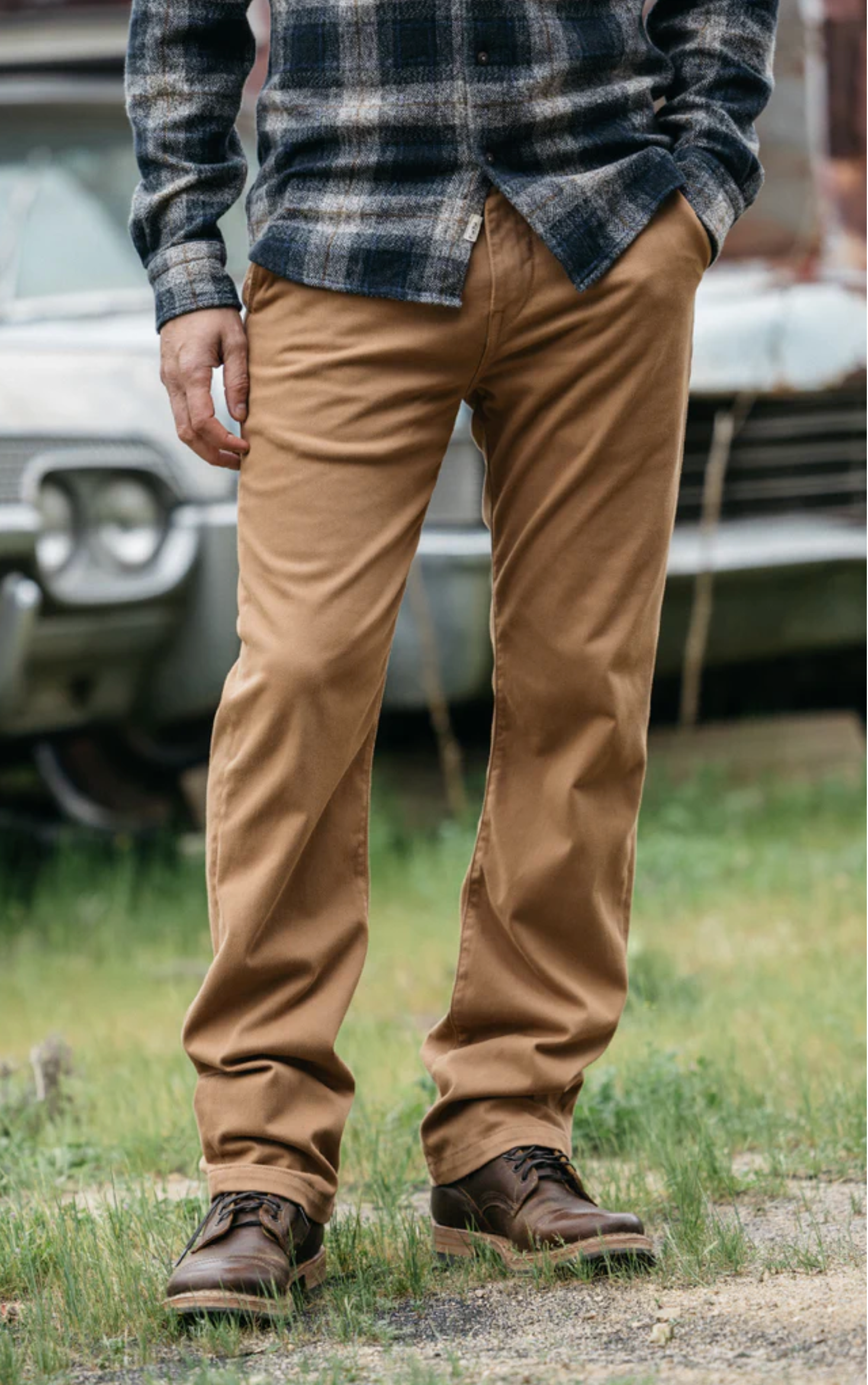Hiroshi Kato The Pipe Straight Denit Chino - Khaki