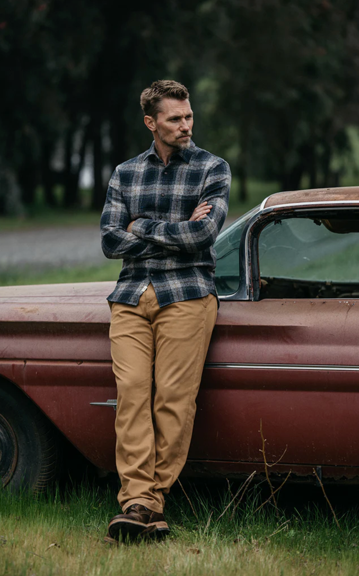 Hiroshi Kato The Pipe Straight Denit Chino - Khaki